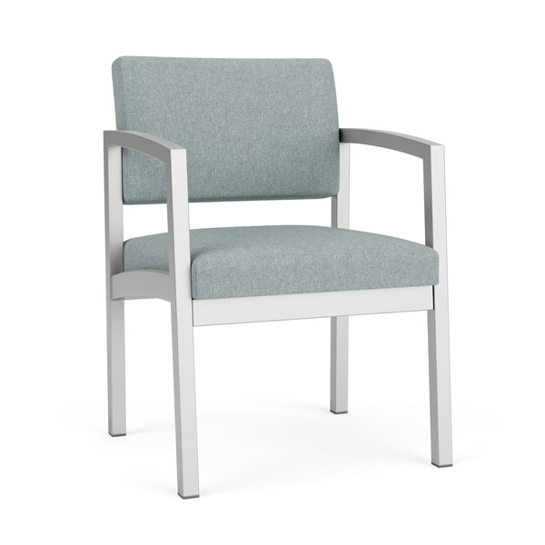 Lesro Ash (Blue)Guest Chair, 22.5W24.5L32H, VinylSeat, Lenox SteelSeries LS1101